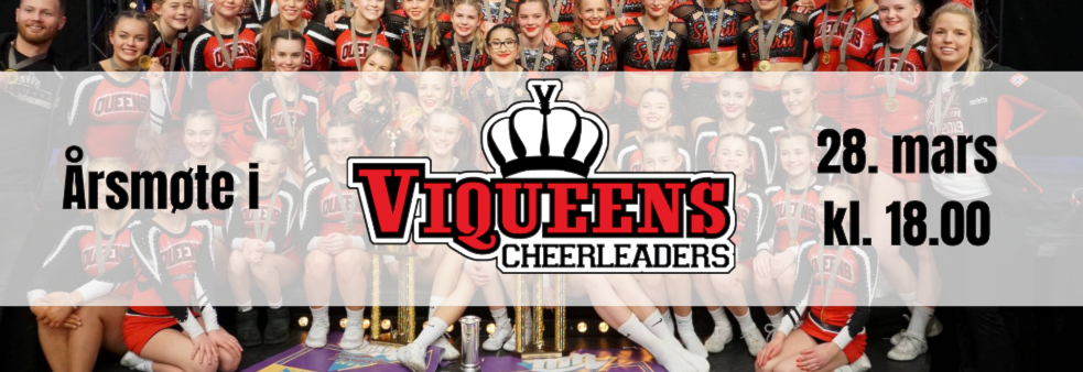 Innkalling til Årsmøte i Viqueens Cheerleaders